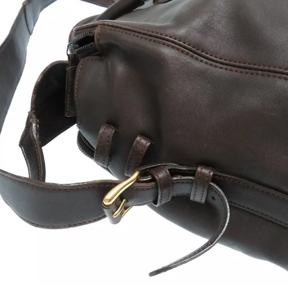 CHANEL 💯% authentic brown leather travel bag HUGE - Picture 6 of 8